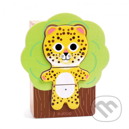 Vkladacie drevené puzzle: Arbramix - puzzle z kategorie Maxi dílky