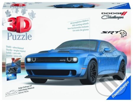 3D Dodge Challenger SRT Hellcat Widebody, Ravensburger, 2022