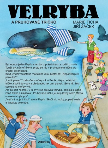 Velryba a pruhované tričko - Jiří Žáček, Albatros CZ, 2022