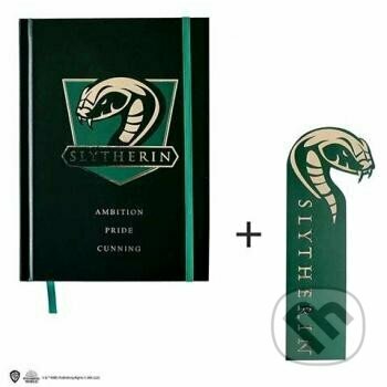 Harry Potter Zápisník A5 + záložka - Slizolin