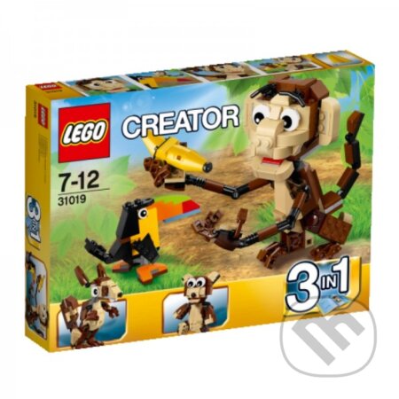 LEGO Creator 31019 Zvieratká z džungle, LEGO, 2014