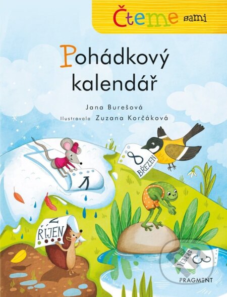 Čteme sami: Pohádkový kalendář - Jana Burešová, Zuzana Korčáková (ilustrácie), Nakladatelství Fragment, 2022