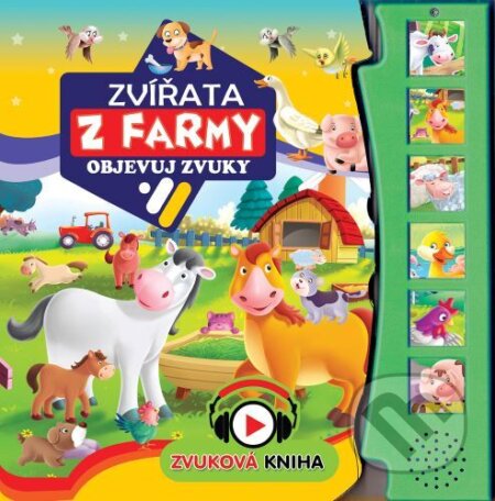 Zvířata z farmy - objevuj zvuky (Zvuková kniha) - kniha z kategorie Beletrie pro děti
