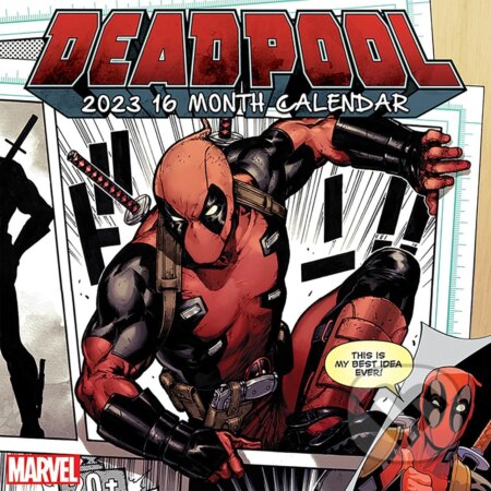 Kalendár Deadpool 2023, Pyramid International, 2022