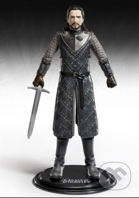 Game of Thrones: Bendyfig tvarovateľná postavička - Jon Snow, Noble Collection, 2022
