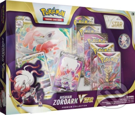 Pokémon TCG: Hisuian Zoroark VStar Premium Collection, Pokemon, 2022