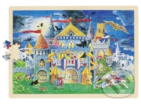 Pohádková hodina (Dřevěné puzzle) - puzzle z kategorie 60 - 300 dílků