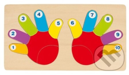 Ruce (Dřevěná vkládačka) - puzzle z kategorie Maxi dílky