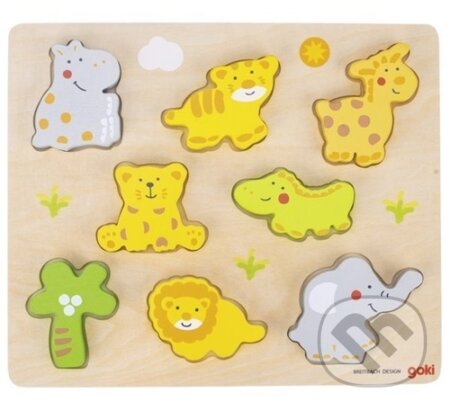 Divoká zvířáta  - puzzle z kategorie Maxi dílky