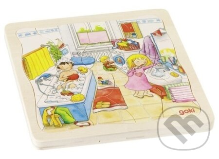 Můj den (Vícevrstvá vkládačka) - puzzle z kategorie Maxi dílky