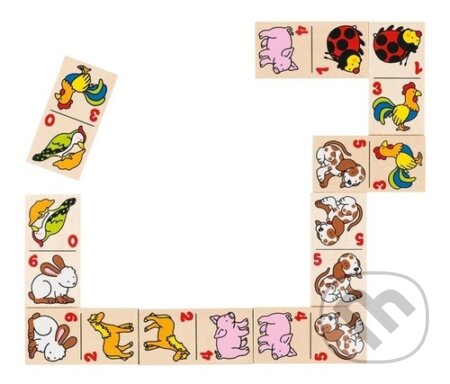 Domino: Domácí zvířátka - hra z kategorie Domino, hlavolamy