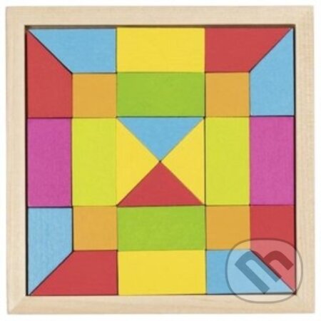 Dřevěná mozaika: Duha - hra z kategorie Stavebnice