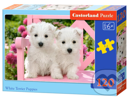 White Terrier Puppies, Castorland, 2022