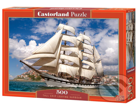 Puzzle: Tall Ship Leaving Harbour (Castorland). Castorland, 2022