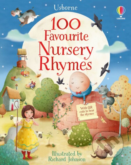 100 Favourite Nursery Rhymes - Felicity Brooks, Richard Johnson (ilustrátor) - kniha z kategorie Beletrie pro děti