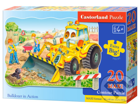 Bulldozer in action, Castorland, 2022