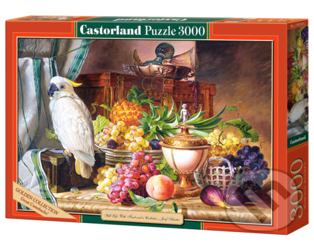 Copy of Still Life With Fruit and a Cockatoo, Josef Schuster, Castorland, 2022