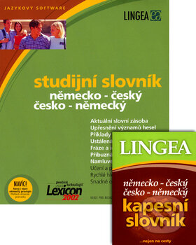 Studijní slovník německo-český a česko-německý na CD-ROM a kapesní slovník, Lingea, 2005