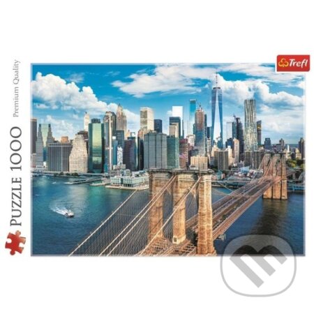 Brooklynský most, New York, USA - puzzle z kategorie Města a stavby