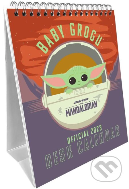 Stolový kalendár 2023 Star Wars - The Mandalorian: Baby Yoda, , 2022