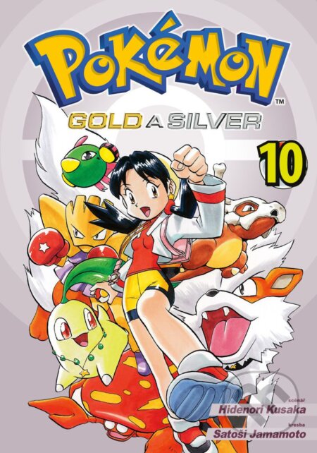 Pokémon 10: Gold a Silver - Hidenori Kusaka, Satoši Jamamoto (ilustrátor) - kniha z kategorie Komiksy