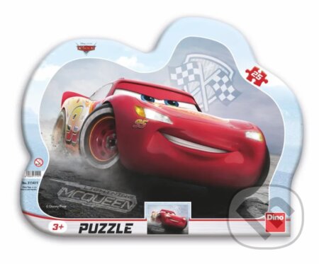 Puzzle Cars 3 Blesk McQueen (deskové puzzle) - puzzle z kategorie 15 - 60 dílků