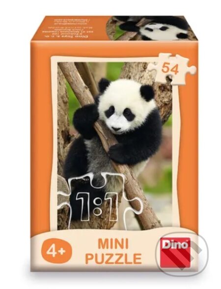 Zvířátka minipuzzle - panda, Dino