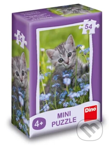 Zvířátka minipuzzle - kotě, Dino