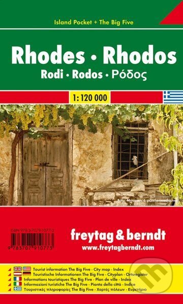 Rhodes/Rhodos 1:120 000, freytag&berndt, 2018