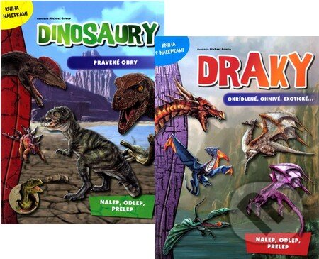 Dinosaury - praveké obry + Draky - okrídlené, ohnivé, exotické..., Slovart