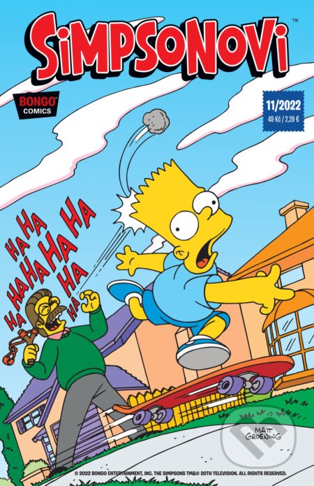 Simpsonovi 11/2022 - kniha z kategorie Komiksy