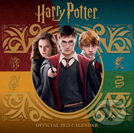 Oficiálny nástenný kalendár 2023 Harry Potter s plagátom, Harry Potter, 2022
