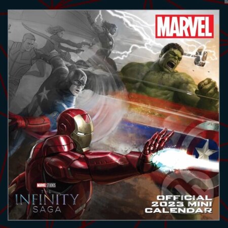 Oficiálny nástenný mini kalendár 2023: Marvel Heroes, Marvel, 2022