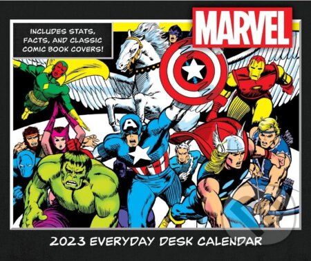 Oficiálny stolový trhací kalendár 2023 Marvel: Komiksy, , 2022