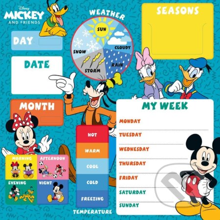 Oficiálny detský kalendár 2023 Disney: Mickey Mouse, , 2022