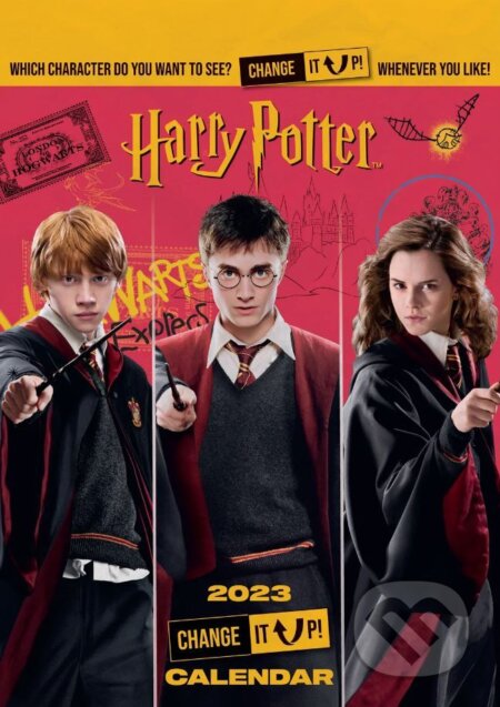 Oficiálny nástenný kalendár 2023 s nastaviteľnými obrázkami: Harry Potter, Harry Potter, 2022