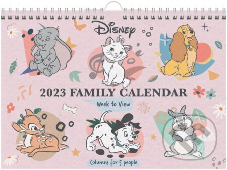 Oficiálny nástenný kalendár 2023 Disney Heritage, , 2022