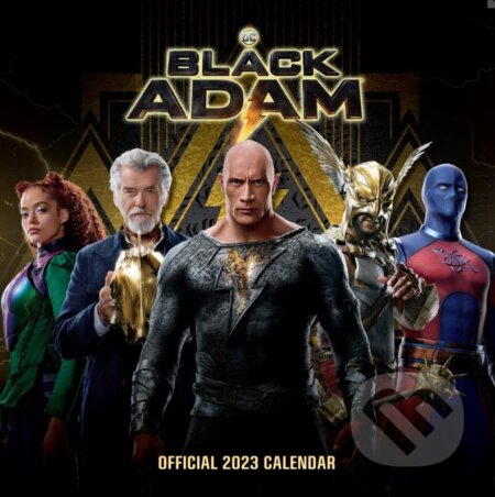 Oficiálny nástenný kalendár 2023 DC Comics: Black Adam - s plagátom, DC Comics, 2022