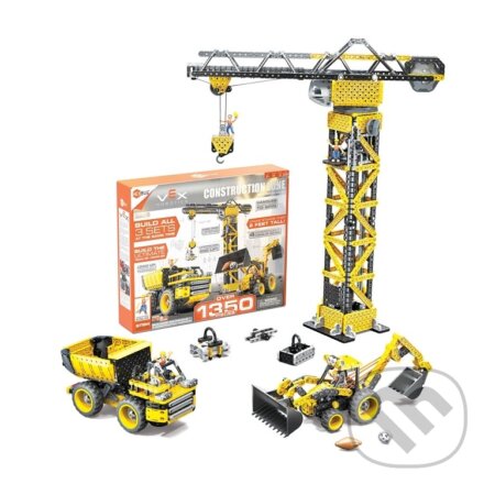 HEXBUG VEX Construction Stavebný set (žeriav, bager, sklápač), LEGO, 2022