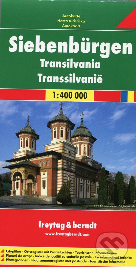 Siebenbürgen - Transilvania 1:400 000, freytag&berndt, 2014