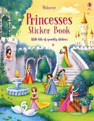 Princesses Sticker Book - Fiona Watt, Elzbieta Jarzabek (ilustrátor), Usborne, 2023