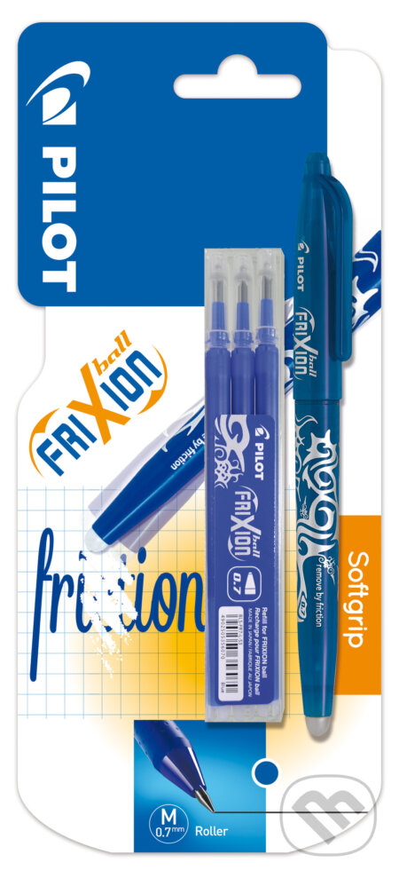 Sada Rollera FriXion Ball a 3 ks náplne, 0.7 v modrej farbe