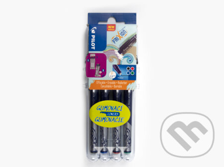 Pilot Sada FriXion Fineliner 4 ks, L, Basic Mix farieb