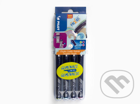 Pilot Sada FriXion Fineliner 4 ks, L, Pastel Mix farieb