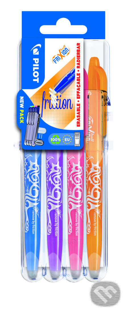 Sada Set2Go 4 kusy Roller FriXion Ball, 0.7, (M) stredné, new colors