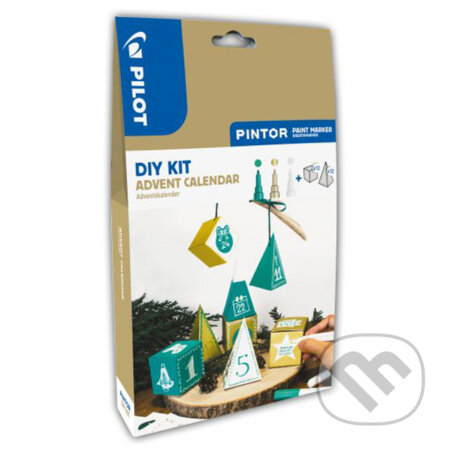 Pilot Pintor Sada Akrylový popisovač 3 ks, (F) tenký hrot, Adventný kalendár
