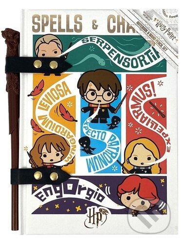 Harry Potter blok s perom Kawai