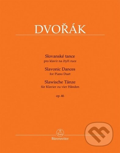 Slovanské tance - Antonín Dvořák, Bärenreiter Praha, 2022