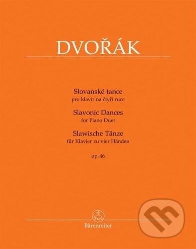 Slovanské tance - Antonín Dvořák, Bärenreiter Praha, 2022