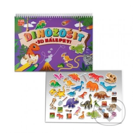 Dinozošit + 3D nálepky - kniha z kategorie Naučné knihy
